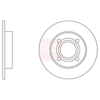 Apec Brake Disc DSK106 thumbnail