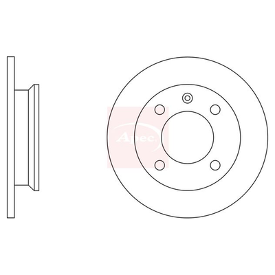 Apec Brake Disc DSK133