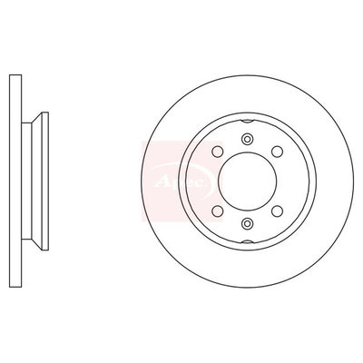 Apec Brake Disc DSK136