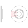 Apec Brake Disc DSK158 thumbnail