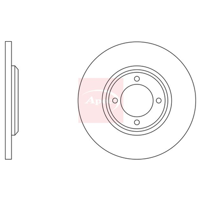 Apec Brake Disc DSK158