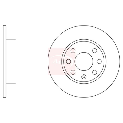 Apec Brake Disc DSK159