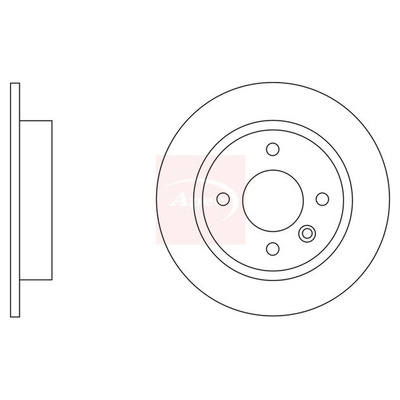 Apec Brake Disc DSK174