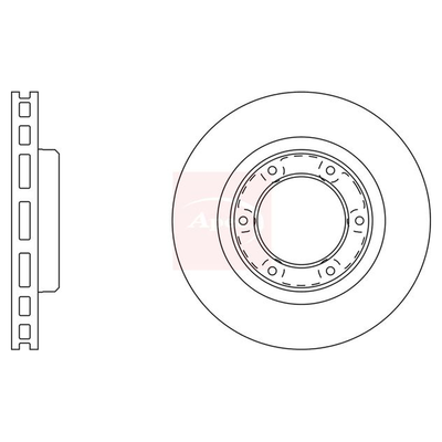 Apec Brake Disc DSK2002