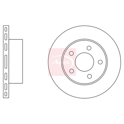 Apec Brake Disc DSK2025