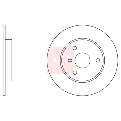 Apec Brake Disc DSK2026