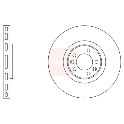 Apec Brake Disc DSK2030
