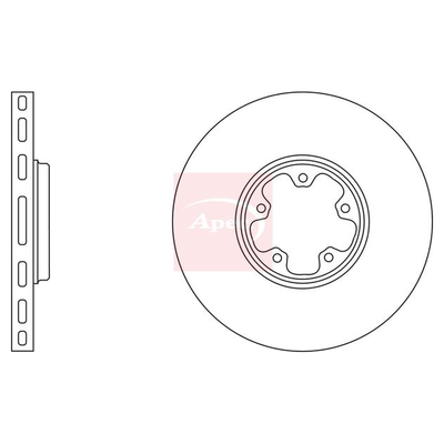 Apec Brake Disc DSK2035