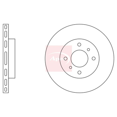 Apec Brake Disc DSK2039