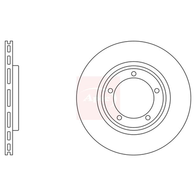 Apec Brake Disc DSK2042