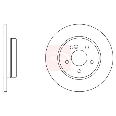 Apec Brake Disc DSK2043