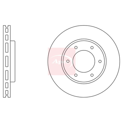 Apec Brake Disc DSK2049