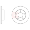 Apec Brake Disc DSK2052 thumbnail