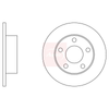 Apec Brake Disc DSK2053 thumbnail