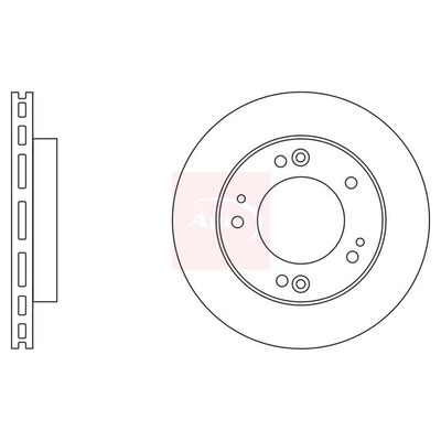 Apec Brake Disc DSK2054