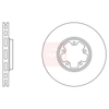 Apec Brake Disc DSK2057 thumbnail