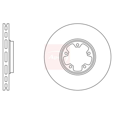 Apec Brake Disc DSK2057