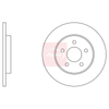 Apec Brake Disc DSK2058 thumbnail