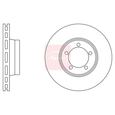 Apec Brake Disc DSK2061