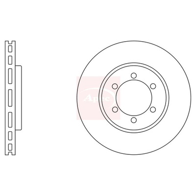 Apec Brake Disc DSK2071