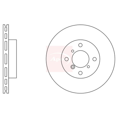 Apec Brake Disc DSK2073