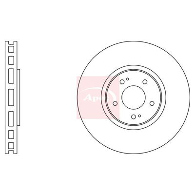 Apec Brake Disc DSK2076