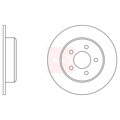 Apec Brake Disc DSK2079