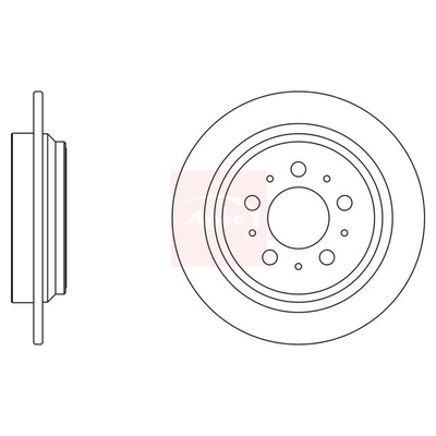 Apec Brake Disc DSK2084