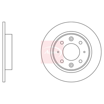 Apec Brake Disc DSK2085