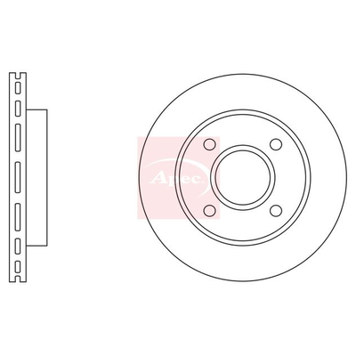 Apec Brake Disc DSK208