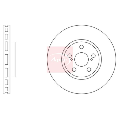 Apec Brake Disc DSK2093