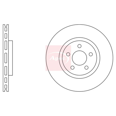 Apec Brake Disc DSK2096