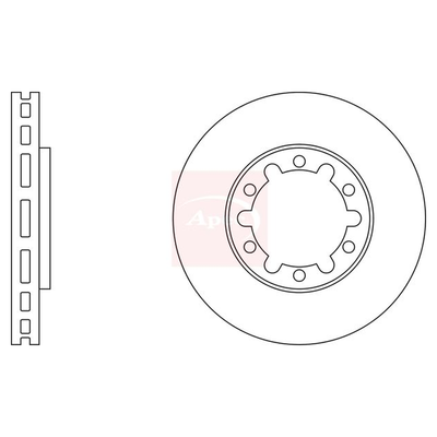Apec Brake Disc DSK2100