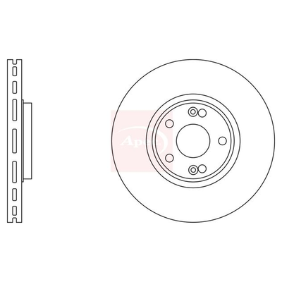 Apec Brake Disc DSK2102