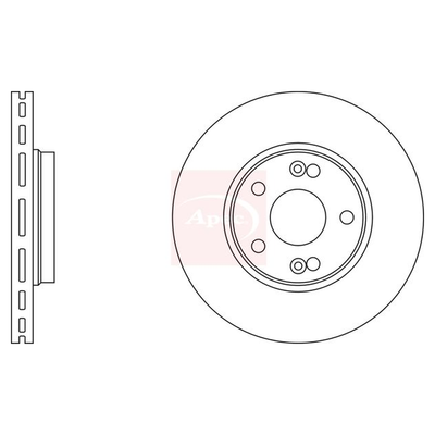 Apec Brake Disc DSK2105