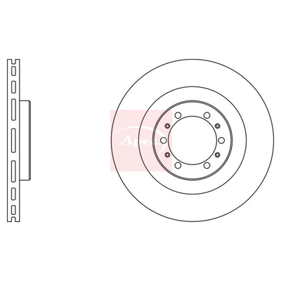 Apec Brake Disc DSK2109
