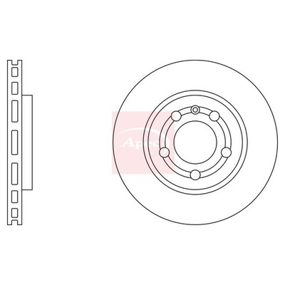 Apec Brake Disc DSK2116