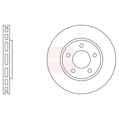 Apec Brake Disc DSK2118