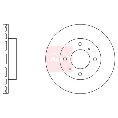 Apec Brake Disc DSK2125