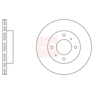 Apec Brake Disc DSK212