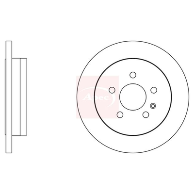 Apec Brake Disc DSK2133