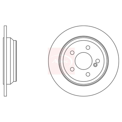 Apec Brake Disc DSK2135