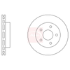 Apec Brake Disc DSK2143 thumbnail