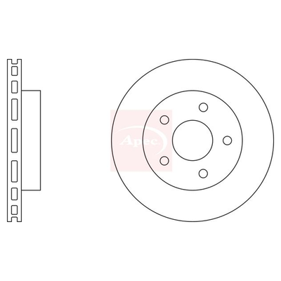 Apec Brake Disc DSK2143