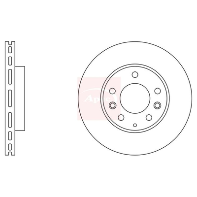 Apec Brake Disc DSK2150