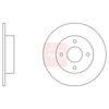 Apec Brake Disc DSK2162 thumbnail