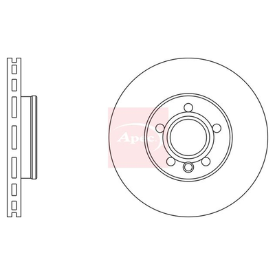 Apec Brake Disc DSK2166