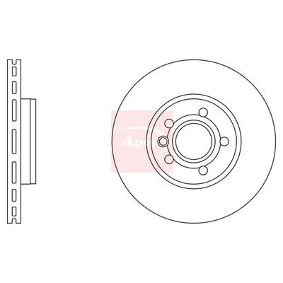Apec Brake Disc DSK2168