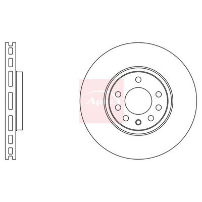 Apec Brake Disc DSK2178