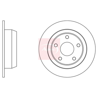 Apec Brake Disc DSK2180